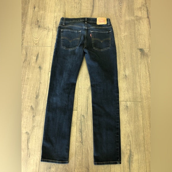 LEVIS 510 SKINNY DARK WASH SIZE 28 w 28 length - Picture 9 of 12